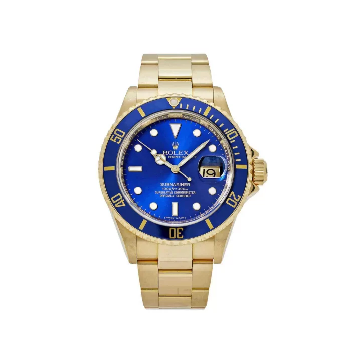 Rolex Submariner Date 116618LB-0003 Yellow Gold Blue Dial - 图片 1