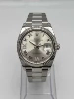 Rolex Datejust 126234 White Gold Stainless Steel Silver Dial Oyster - 图片 6