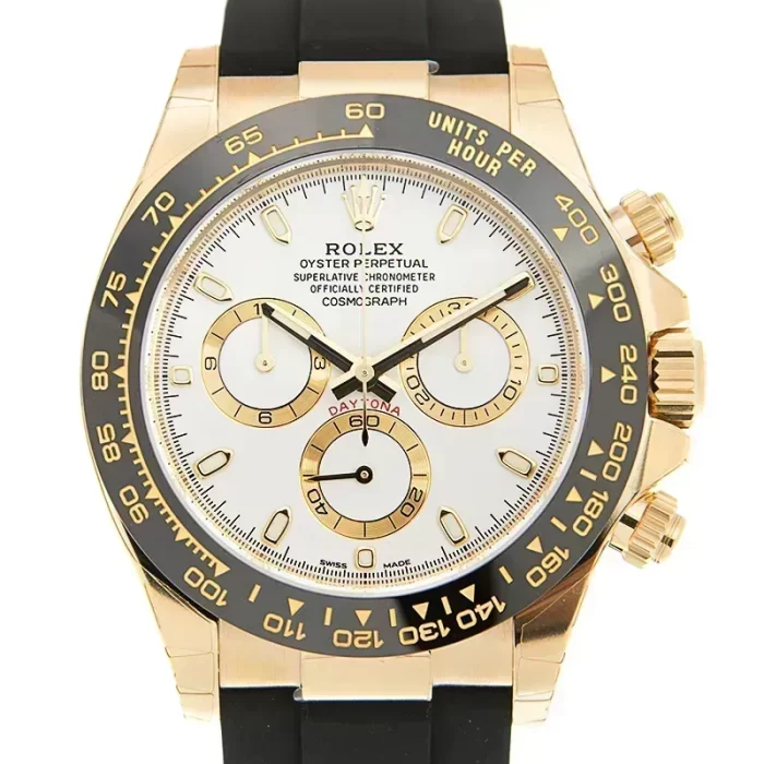 Rolex Cosmograph Daytona 116518LN-0041/33 40mm 18ct Yellow Gold Automatic White Dial - 图片 8
