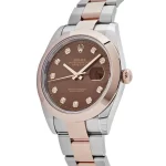 Rolex Datejust 126301-0003 Rose Gold Stainless Steel Chocolate Diamond Dial (2023) - 图片 5