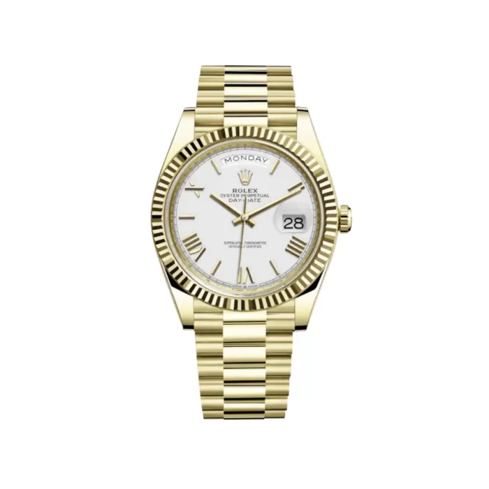 Rolex Day-Date 228238 Yellow Gold White Dial - 图片 1