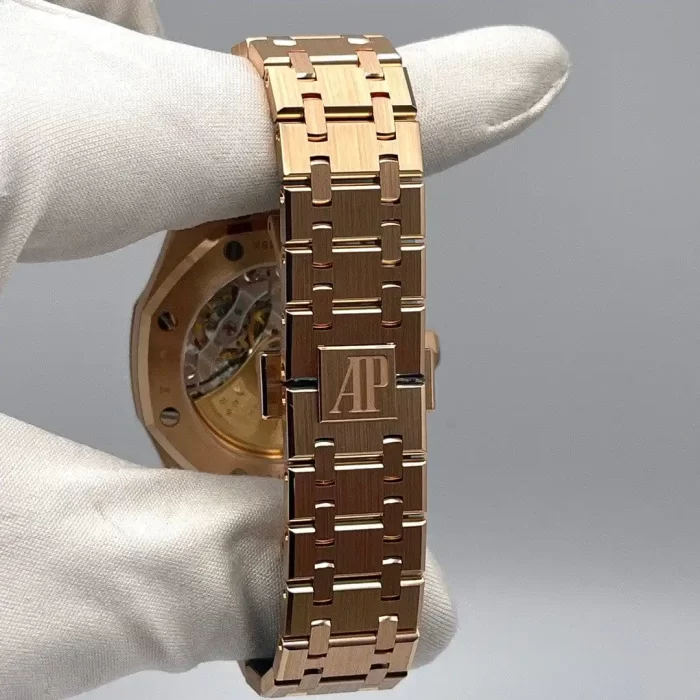 Audemars Piguet Royal Oak Selfwinding 15451OR.ZZ.1256OR.03 'Ladies' Rose Gold Diamond Bezel - 图片 6