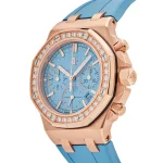 Audemars Piguet Royal Oak Offshore 26231OR.ZZ.A085CA.01 Chronograph Rose Gold Blue Dial Diamond Bezel (2023) - 图片 4