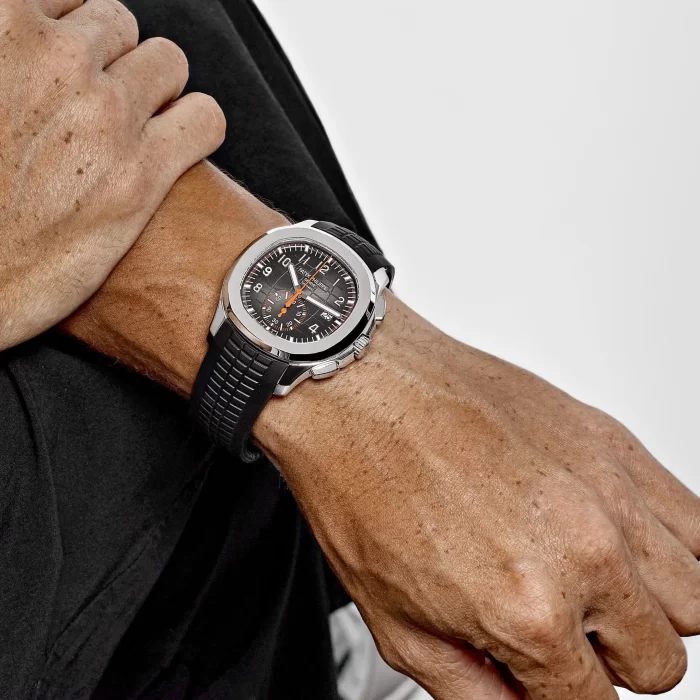 Patek Philippe Aquanaut Chronograph 5968A-001 'Tiffany & Co.' Stainless Steel Black Dial - 图片 3