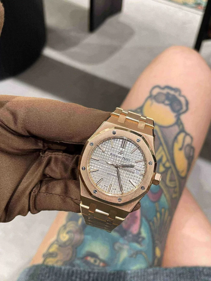 Audemars Piguet Oak Selfwinding Grey dial, 37mm, 18k Rose gold, 15450OR.OO.1256OR.01 - 图片 7