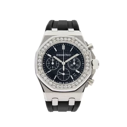 Audemars Piguet Royal Oak Offshore 26231ST.ZZ.D002CA.01 'Lady' Stainless Steel Black Dial Diamond Bezel (2018)
