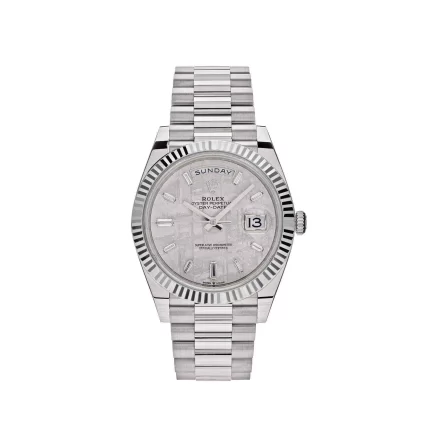 Rolex Day-Date 228239-0055 White Gold Meteorite Diamond Dial