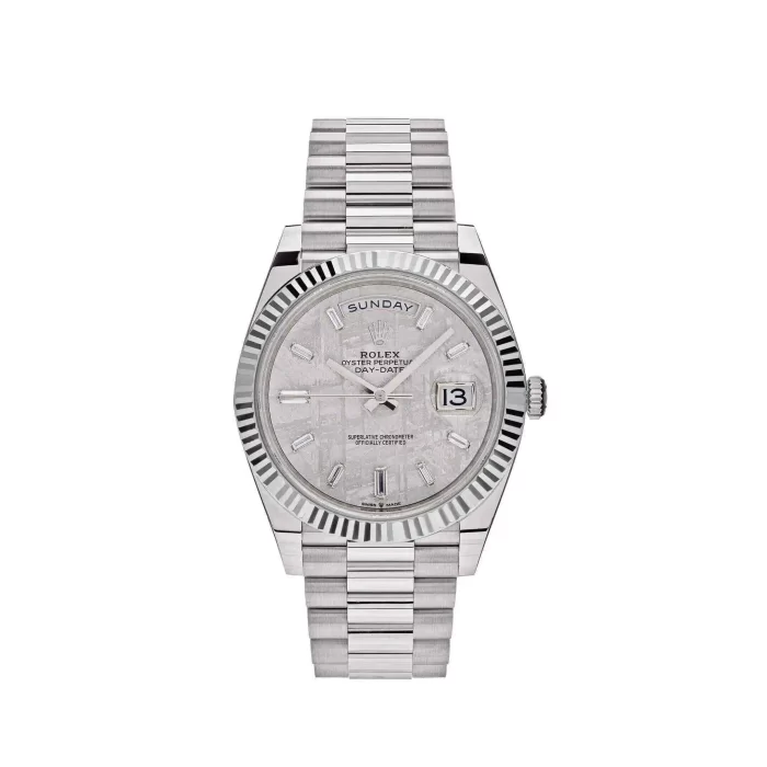 Rolex Day-Date 228239-0055 White Gold Meteorite Diamond Dial - 图片 1