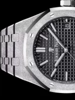 Audemars Piguet Oak Frosted Gold Selfwinding, Black dial, 37mm,White gold, 15454BC.GG.1259BC.03 - 图片 7