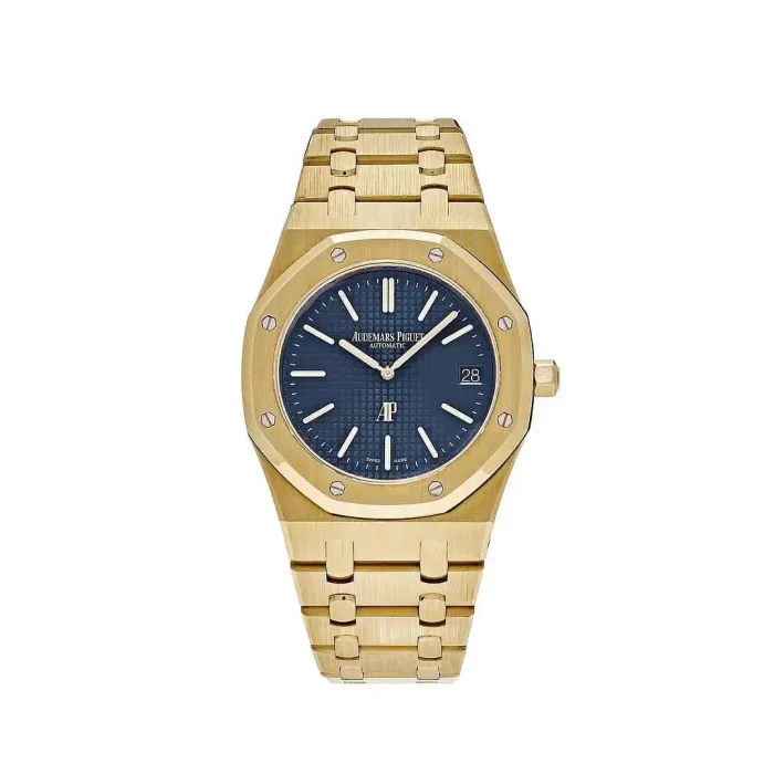 Audemars Piguet Royal Oak 15202BA.OO.1240BA.01 'Jumbo' Extra Thin Yellow Gold Blue Dial (2021) - 图片 2
