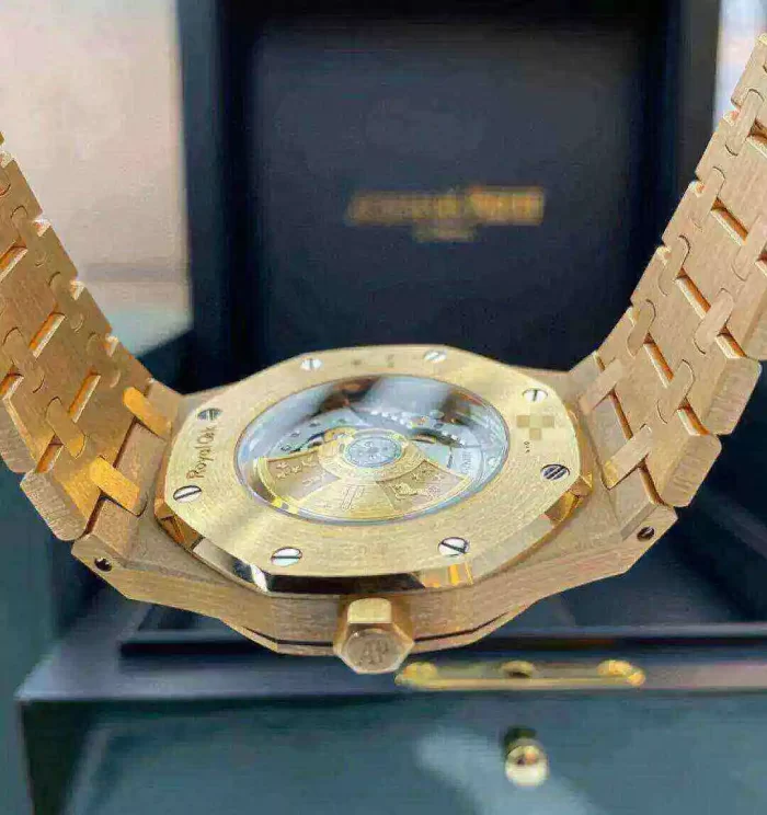 Audemars Piguet Oak Selfwinding with Black Dial 41mm 18k Rose Gold Watch 15400OR.OO.1220OR.01 - 图片 6