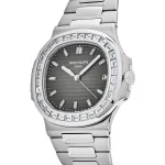 Patek Philippe Nautilus 5711/110P-001 Platinum Grey Dial Diamond Bezel - 图片 5
