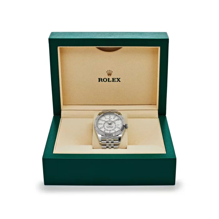 Rolex Sky-Dweller 326934 Stainless Steel White Dial Jubilee - 图片 5