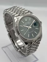 Rolex Datejust 126234 White Gold Stainless Steel Mint Green Dial Oyster (2024) - 图片 3
