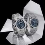 Audemars Piguet Oak Jumbo Extra-Thin Stainless Steel Blue dial Watch 15202ST.OO.1240ST.01 - 图片 5