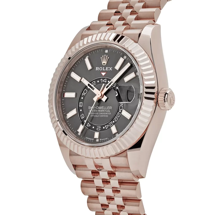 Rolex Sky-Dweller 336935 Everose Gold Slate Dial Jubilee - 图片 4