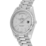 Rolex Day-Date 228349RBR White Gold Meteorite Dial Diamond Set - 图片 4