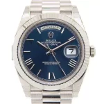 Rolex Day-Date 228239-83419 40mm 18KT White Gold Stainless Steel Automatic Blue Dial - 图片 3