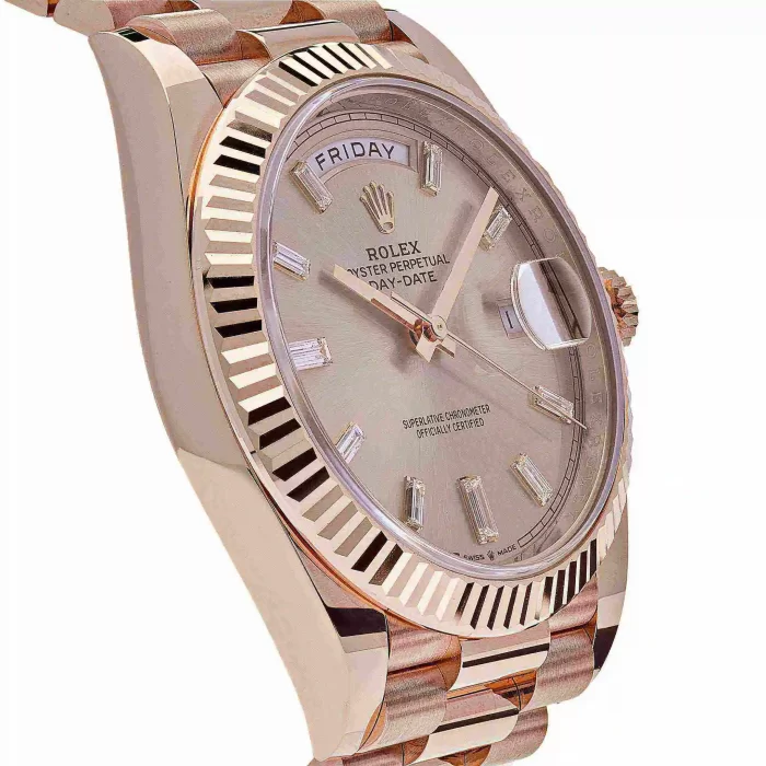 Rolex Day-Date 228235-0004 Rose Gold Sundust Diamond Dial - 图片 4
