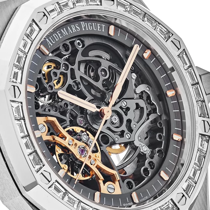Audemars Piguet Royal Oak 15412BC.ZZ.1220BC.01 Double Balance Wheel Openworked Diamond Bezel (2021) - 图片 6