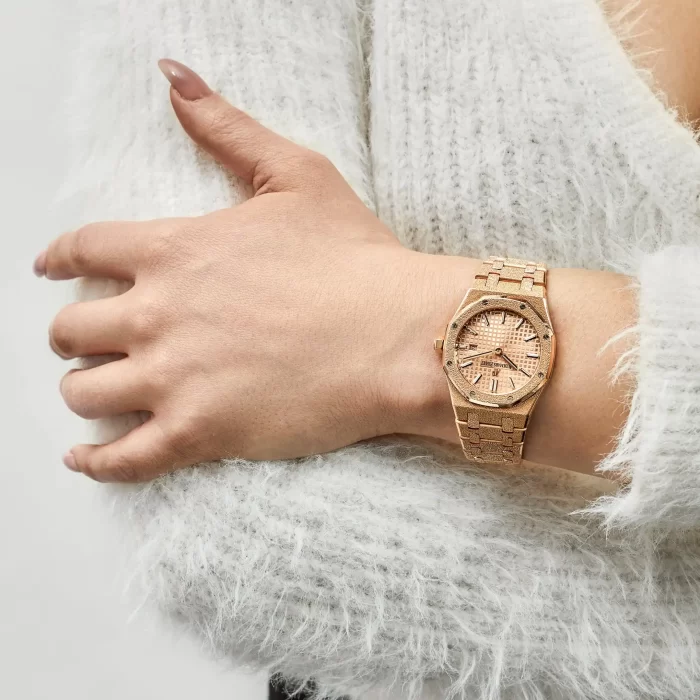 Audemars Piguet Royal Oak 67653OR.GG.1263OR.02 Lady Quartz Frosted Rose Gold - 图片 7