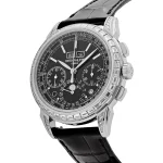 Patek Philippe Grand Complications 5271P-001 Perpetual Calendar Platinum Black Dial Baguette Bezel - 图片 7