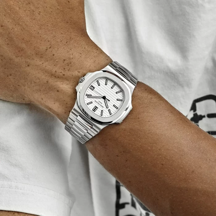 Patek Philippe Nautilus 5711/1A-011 'Tiffany & Co.' Stainless Steel White Dial - 图片 2