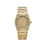 Audemars Piguet Royal Oak 14587/708BA Yellow Gold Champagne Diamond Bezel Diamond Dial (1994) - 图片 2
