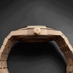 Audemars Piguet Oak Self Winding Silver-toned dial 41mm Rose Gold Watch 15400OR.OO.1220OR.02 - 图片 5