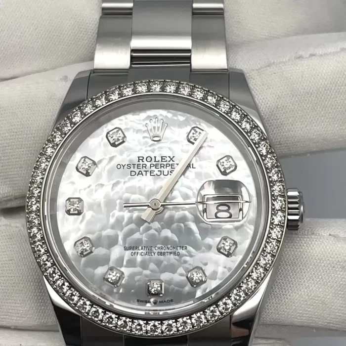 Rolex Datejust 126284RBR-0012 Stainless Steel White Gold Mother of Pearl Dial - 图片 2