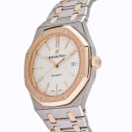 Audemars Piguet Royal Oak 15400SR.OO.1220SR.01 Stainless Steel Rose Gold White Dial (2015) - 图片 3