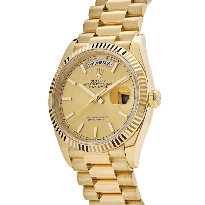 Rolex Day-Date 128238-0045 Yellow Gold Champagne Dial - 图片 6
