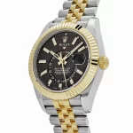 Rolex Sky-Dweller 326933 Stainless Steel Yellow Gold Jubilee Black Dial - 图片 4