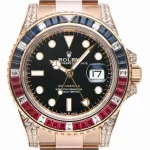 Rolex GMT-Master II 1267555SARU 'SARU' Rose Gold Black Dial Diamond Bezel - 图片 3