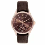 Rolex Cellini Dual Time Rose Gold Automatic Mens Watch 50525-L Box Card - 图片 7