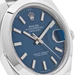 Rolex Datejust 126300 Stainless Steel Blue Dial Jubilee - 图片 3