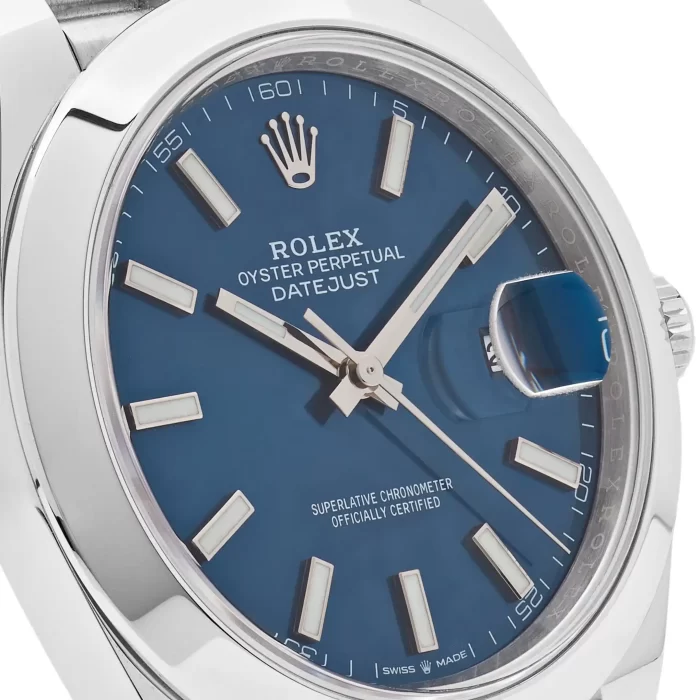 Rolex Datejust 126300 Stainless Steel Blue Dial Jubilee - 图片 3