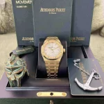 Audemars Piguet Oak Selfwinding, Silver dial, 37mm, Yellow gold, 15450BA.OO.1256BA.01 - 图片 6