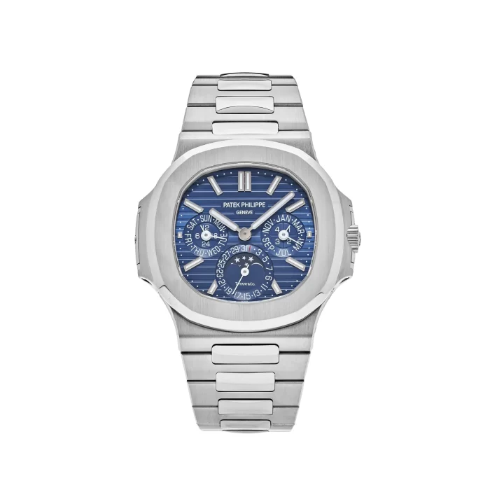 Patek Philippe Nautilus 5740/1G-001 'Tiffany & Co.' Perpetual Calendar Moon Phases White Gold Blue Dial - 图片 1