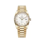 Rolex Day-Date 128238-0113 Yellow Gold White Dial
