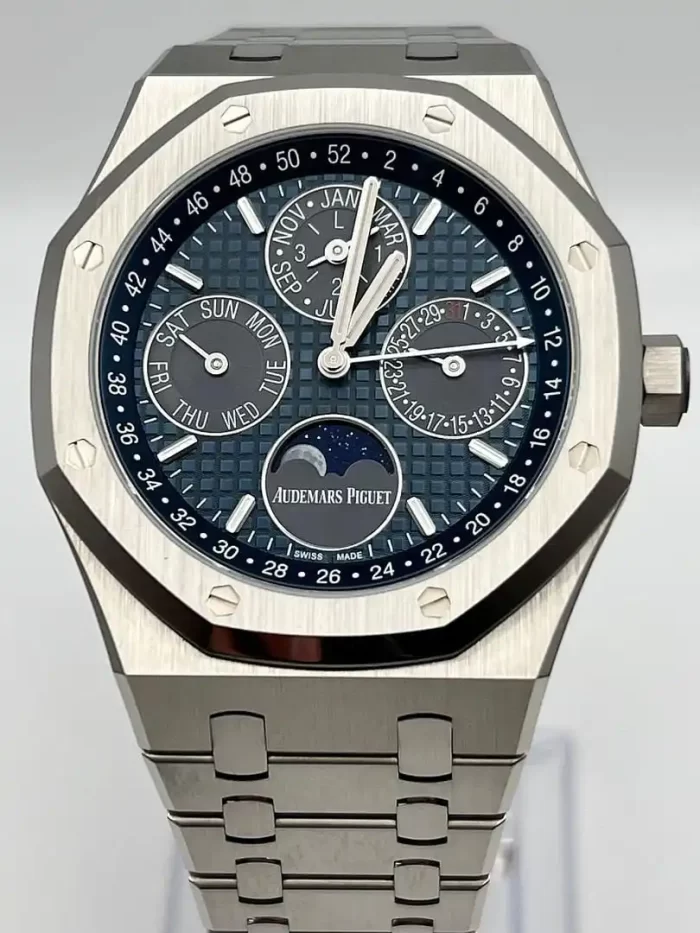 Audemars Piguet Royal Oak Perpetual Calendar 26574TI.OO.1220TI.01 Titanium Blue Dial - 图片 6