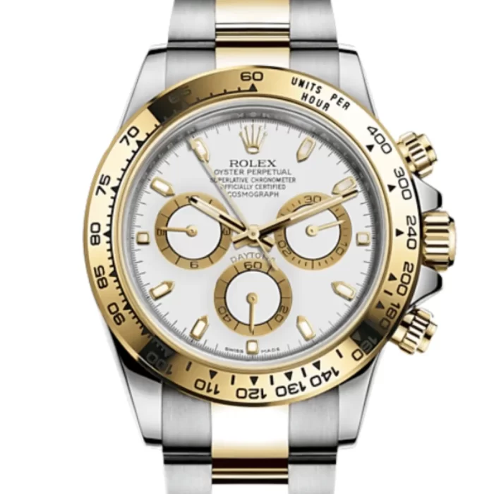 Rolex Cosmograph Daytona 116523-78593 Stainless Steel Yellow Gold White Dial - 图片 6