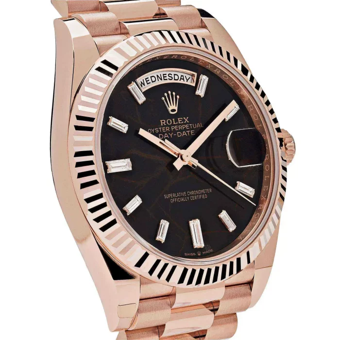 Rolex Day-Date 228235 Rose Gold Eisenkiesel Diamond Dial - 图片 3