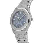 Audemars Piguet Royal Oak 77353BC.GG.1263BC.01 Selfwinding Frosted White Gold Light Blue Dial - 图片 4