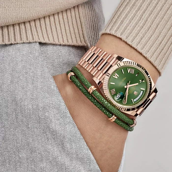 Rolex Day-Date 228235 Rose Gold Olive Green Dial (2023) - 图片 2