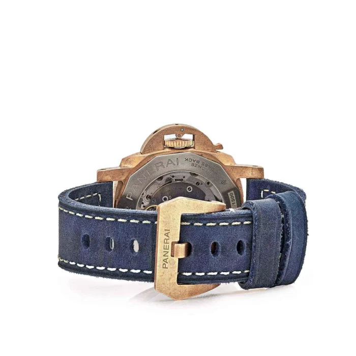 Panerai Submersible Bronzo Blu Abisso PAM01074 Brushed Bronze Blue Dial - 图片 6
