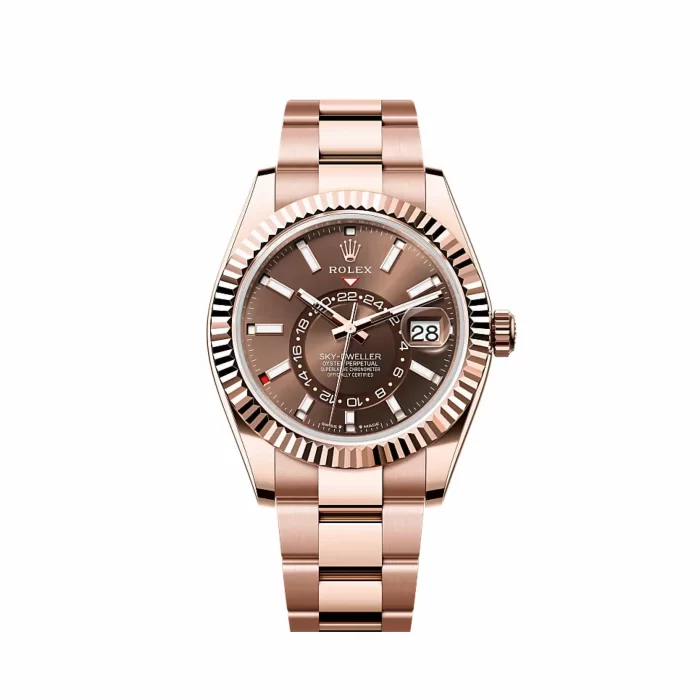 Rolex Sky-Dweller 336935 Rose Gold Chocolate Dial Oyster - 图片 1