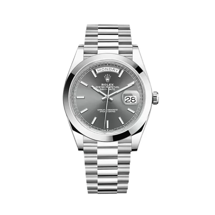 Rolex Day-Date 228206-0045 Platinum Slate Dial - 图片 1