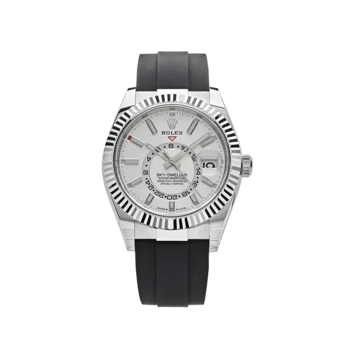 Rolex Sky-Dweller 336239-0003 White Gold White Dial Oysterflex - 图片 6