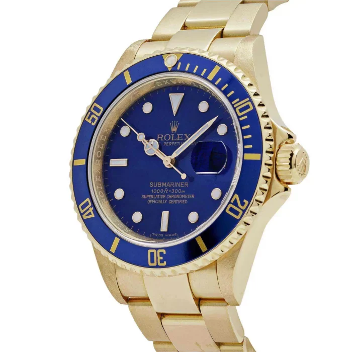 Rolex Submariner Date 116618LB-0003 Yellow Gold Blue Dial - 图片 4